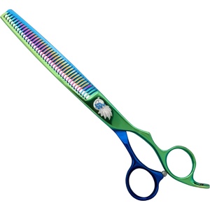 Kenchii Professional Peacock - професионална филажна ножица за кучета, 39 зъба, 7, 5