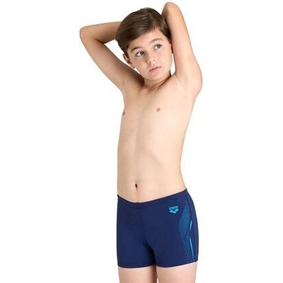 Arena Performance Boys' Graphic Swim Shorts Navy