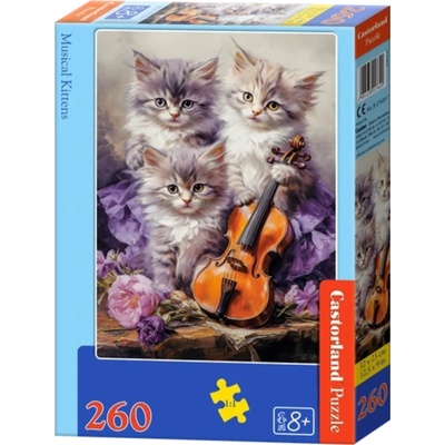 Castorland Muzikální koťata 260 dílků