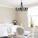 Searchlight 6348-8BK