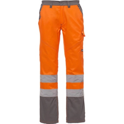 Payper CHARTER POLAR reflexné zateplené nohavice pánske Fluorescent orange Steel grey