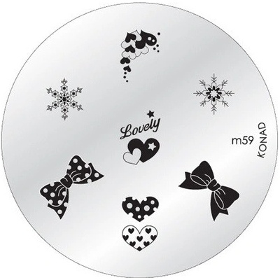 Konad destička na razítkování m59