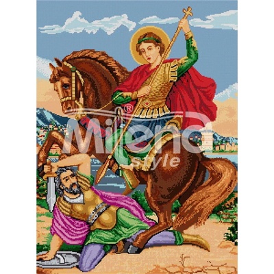 Milena Style Свети Димитър - гоблен със схема конци Ariadna 1: 1