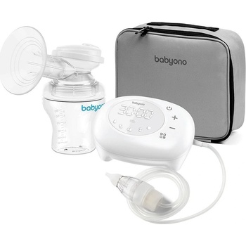BabyOno Elektrická odsávačka Compact 5 režimů včetně nosního aspirátoru
