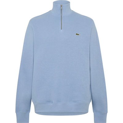 Lacoste Поларена блуза Lacoste Men's Quarter-Zip Fleece Top - Blue AEY