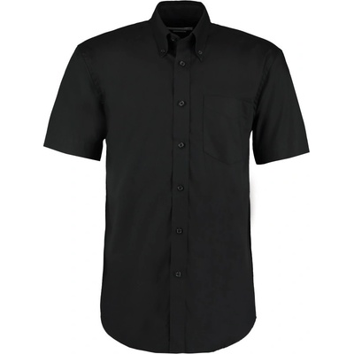 Kustom Kit pánská košile Oxford krátký rukáv KK 109 černá