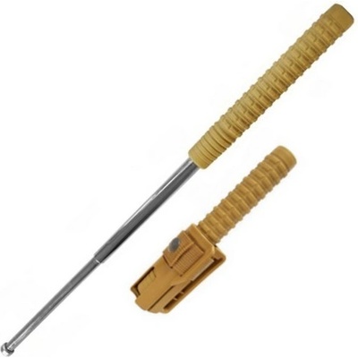 ESP Obušek teleskopický 45cm 18" kalený s pouzdrem BH 54 PÍSKOVÝ STŘÍBRNÝ – Zboží Dáma