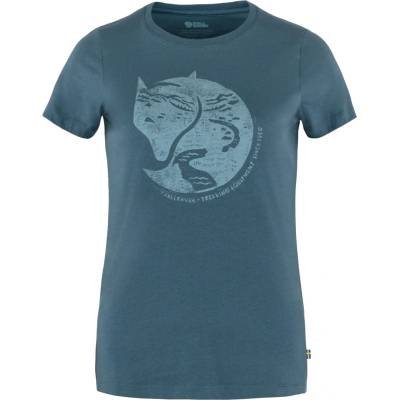 Fjällräven Дамска тениска Fjällräven Women's Arctic Fox Print T-shirt - Indigo Blue (116-4547-0515)
