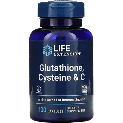 Life Extension Glutathione Cysteine & C 100 kapslí