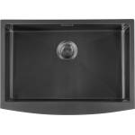 SAPHO - Американска мивка, 70x50 см, gun metal ZN7050B (ZN7050B) Мивка за вграждане
