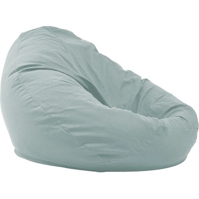 PUFRELAX Пуф, круша, 520л. , Nirvana Gigant - Light Mint, Перящ се калъф, Пълнеж от Полистиролни перли, Гама Premium (PUF-G-NGG-PT-LM)