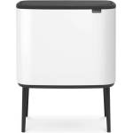 Brabantia Кош за боклук Brabantia Bo Touch 651118, 3x11 л, Плавно и безшумно отваряне, Голям отвор, Тъмносив (Bo Touch 651118)