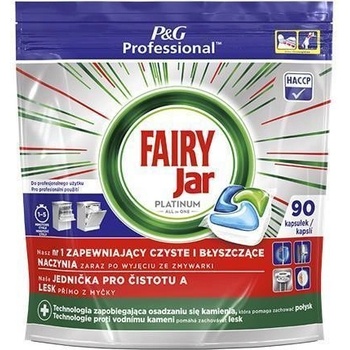 Fairy Jar Professional Platinum All in One kapsle do myčky nádobí 90 ks