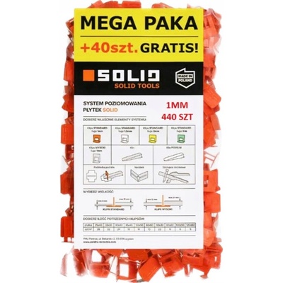 Solid 101006 Spony SOLID leveling 1mm-400+40ks