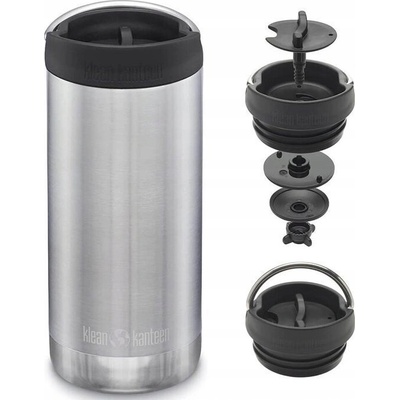 Klean Kanteen Termohrnek TKWide VI 355 ml stříbrný ocelový