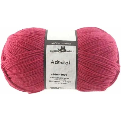 Schoppel Wolle Admiral 2681 Blasslila- Fuchsia