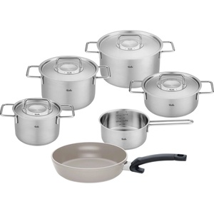 Fissler Комплект кухненски съдове PURE + универсален тиган CERATAL COMFORT, комплект 6 бр. , Fissler (FS86224060000)