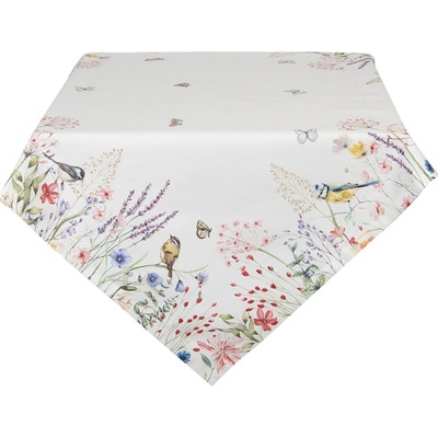 Clayre & Eef Bavlněný ubrus So Floral 150x250 cm