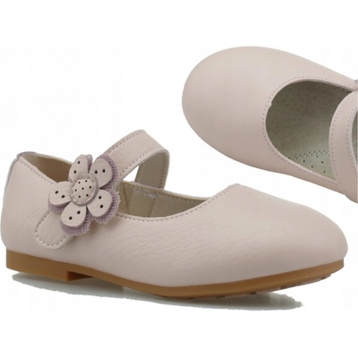 Dívčí balerínky, elegantní dívčí polobotky na suchý zip