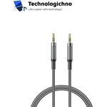 XO Аудио кабел XO AUX 3.5mm M/M 3-pin 1m Black (NB-R279C)