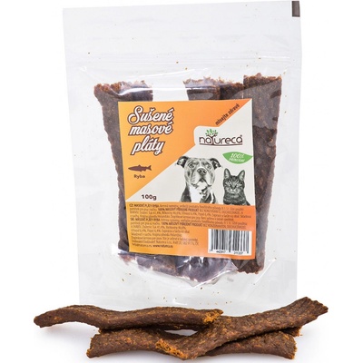 Natureca pochoutka Masové pláty - Ryba, 100%maso 100 g
