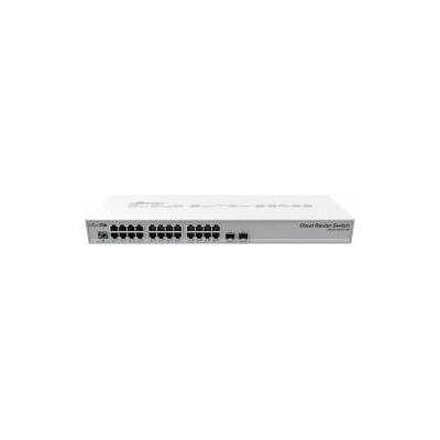 Суич Mikrotik CRS326-24G-2S-RM, 24xGigabit LAN, 2xSFP+ cages (MIKROTIK-CRS326-24G-2S-RM)