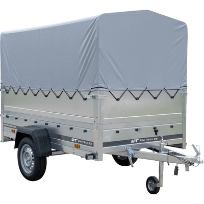 UNITRAILER GARDEN 230/R KIPP s bočnicemi BIS, rámem H-800 a šedým krytem