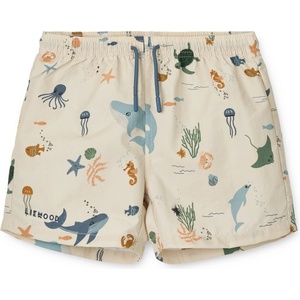 LIEWOOD Детски бордшорт LIEWOOD Kid's Aiden Printed Board Shorts Boardshorts - Sea Creature / Sandy - размер 128 (EU) (750-2479-0115)