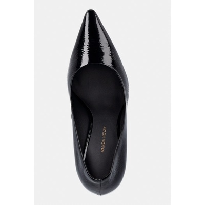 Vanda Novak обувки с ток от кожа Aleksandra Glossy Black (Aleksandra.Glossy.Black)