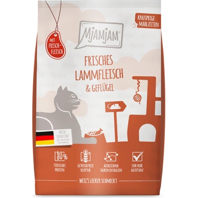 MjAMjAM křupavé krmivo jehněčí a drůbeží 1,5 kg