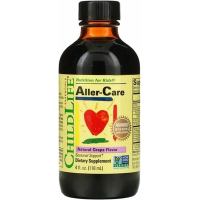 ChildLife Aller Care Podpora imunity pre deti Natural Hrozno 118 ml