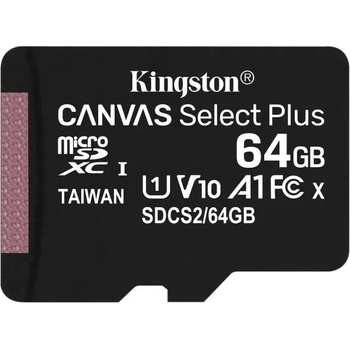 Kingston Canvas SeIect Plus microSDXC 64GB UHS-I/A1/C10 SDCS2/64GBSP