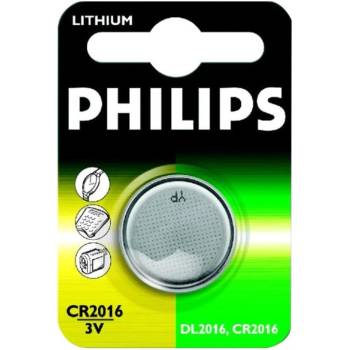 Philips литиева батерия тип копче 3.0V, 1-blister (20.0 x 1.6) (CR2016/01B)