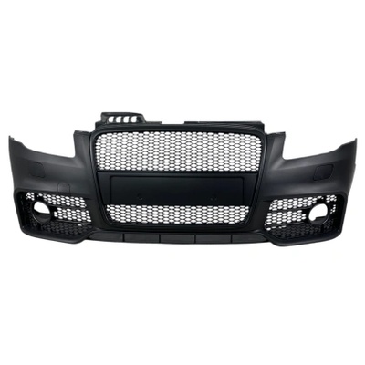 Предна броня за Audi A4 B7 8E (2004-2008) - S-Line Design с черна решетка без отвори за парктроник