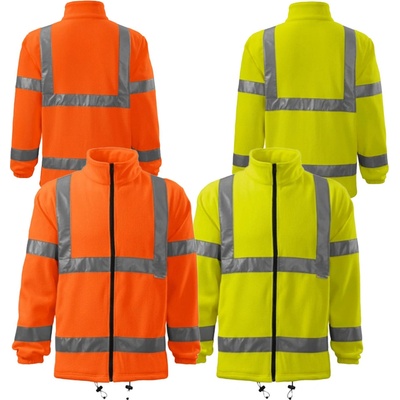 Rimeck HV Fleece Jacket Fleece unisex Fluorescenční žlutá