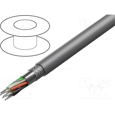Alpha Wire B957084 GE321 Pro-Tekt 8x16AWG PVC tmavě šedá 300V 50 m