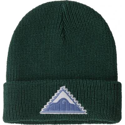 Patagonia Детска зимна шапка (beanie) Patagonia Kid's Logo Beanie - Driftways Patch: Cascade Green - размер One Size (904-4596-0111)