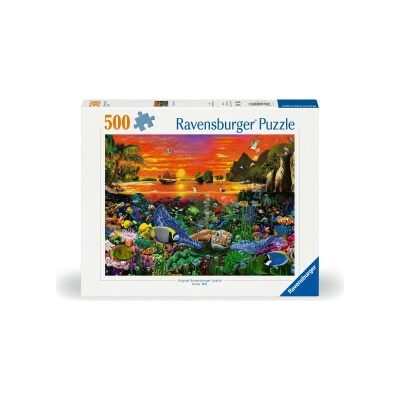 Ravensburger Schildkröte im Riff mit Unterwasserwelt-Motiv 500 dílků