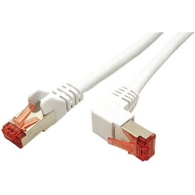 Goobay 21.92.2380 S/FTP patch, kat.6, lomený konektor, 0,25m, bílý