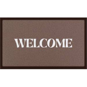 Artsy Mats Изтривалка от PVC 40x70 cm Welcome - Artsy Doormats (DMW-WELCOMEBRWN-7040)