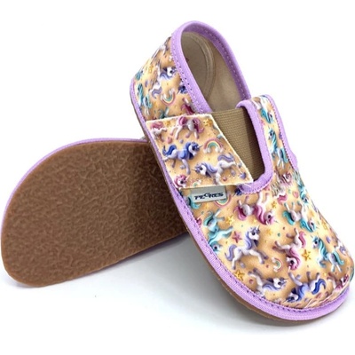 Pegres Barefoot bačkory BF01 Jednorožci – Zboží Dáma