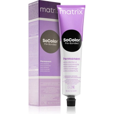 Matrix SoColor Pre-Bonded Extra Coverage перманентната боя за коса цвят 508Na Hellblond Natur Asch 90ml
