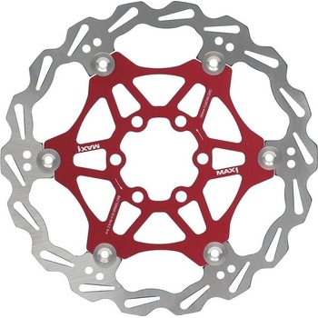 MAX1 Alux 160 mm 6 děr červená