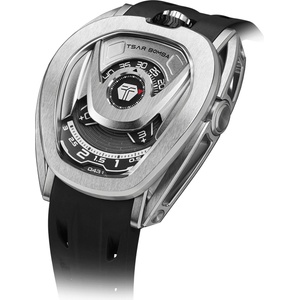 Tsar Bomba Мъжки часовник TSAR BOMBA Pulse Reactor Automatic Silver Black TB8213SB (TB8213SB) Часовници