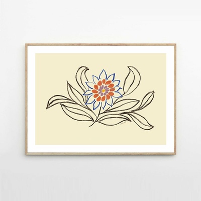 Moikka Plagát Table Flowers by Anine Cecilie Iversen 30x40