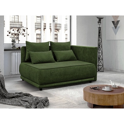 Разтегателен диван liami зелен, десен