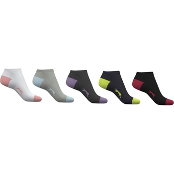 Slazenger Юношески чорапи Slazenger 5 Pack Trainer Socks Junior Size 1-6 - Colours