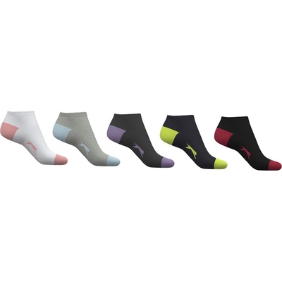 Slazenger Юношески чорапи Slazenger 5 Pack Trainer Socks Junior Size 1-6 - Colours