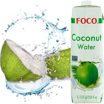 FOCO kokosová voda 100% 1000 ml