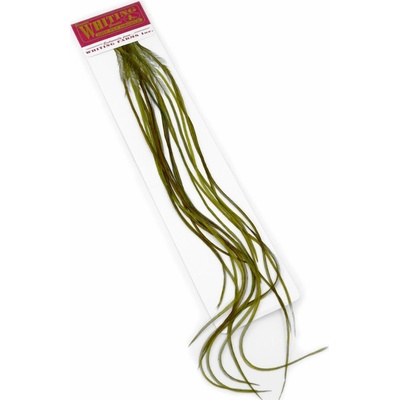 Whiting Hackles Whiting Kohoutí Peří 100 Pk White Dyed Dark Olive #12